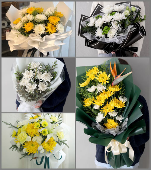浙江省金华武义县茭道镇白事花束代送